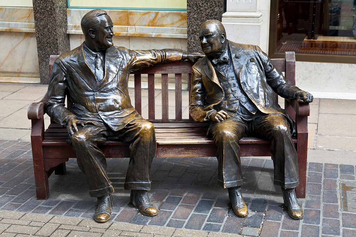 Скульптура Союзники, Лондон